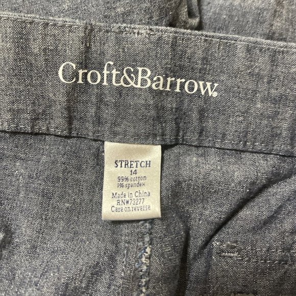 Womens Size 14 Stretch‎ Croft & Barrow Classic Fit Capri - Picture 8 of 9